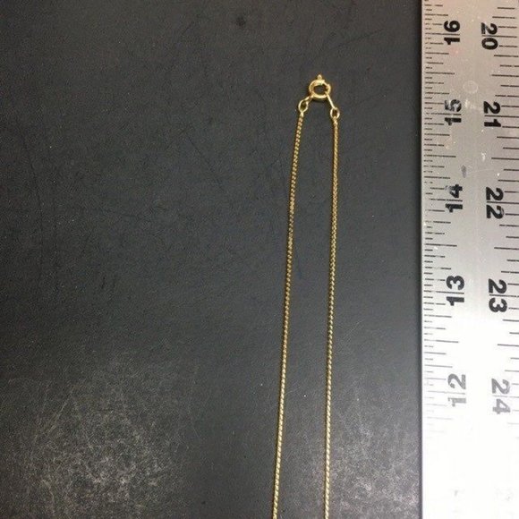 Fringe Tassel Pendant Necklace Salmon Red Striped Bead Gold Chain Retro BoHo - Picture 8 of 8